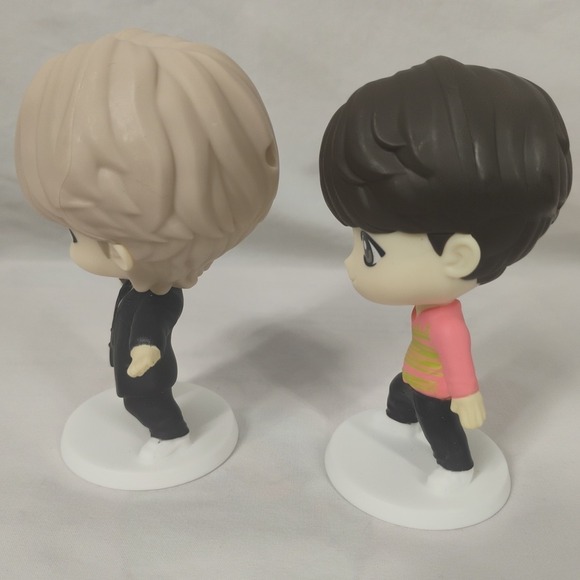 Tiny Tan Figures BTS x McDonalds Happy Meal Toys 8pc Lot Collector Toy - Picture 11 of 16